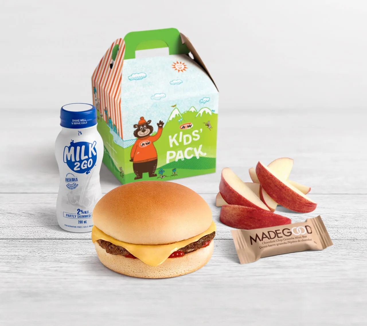 A&W Menu Canada 2026 46 Kids' Buddy Burger with Cheese